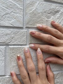 シンプルニュアンスネイル