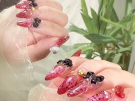 赤色ベースにレオパ！