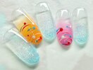 ヨーヨーネイル　夏ネイル
