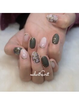 ネイルアート エクリ(Nail Art:Ecrit)/【アンティークネイル】