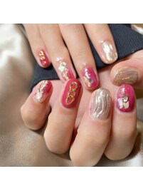 クリスマスカラーネイル