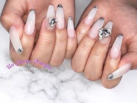 【ロングネイル】大人シンプル