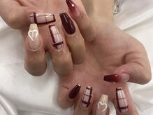 ビアンカ フロム中武立川店(Bianca)/チェックネイル¥10000