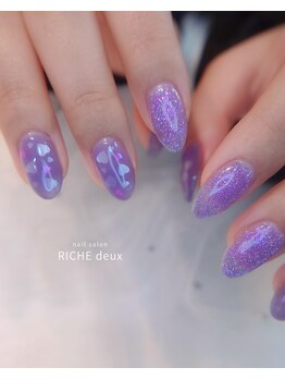 リッシュ ドゥ(RICHE deux)/パープルハートネイル