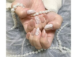 定額ネイル花びら
