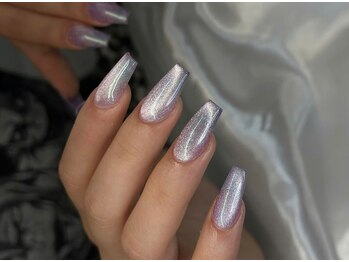 ヘブン ネイル 鶯谷(HEAVEN Nail)/ワンカラーキャatアイネイル