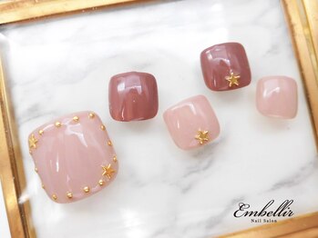 アンベリール 横浜店(Embellir)/(776)囲みスタッズFootネイル
