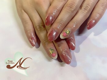 ナップ ラバーズ(Nap Lovers)/マグネット×ローズネイル