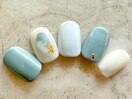 シンプルネイル☆オフィスネイル