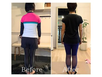 アップライフギャラリー(UP LIFE GALLERY)/ピラティスBefore→After