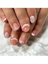 アルストロメリア/卒業式ネイル