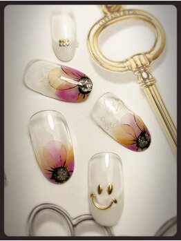 ネイルサロンアンドスクールエムズブロッサム(Nailsalon & school M's Blossom)/ジェルアート込コース