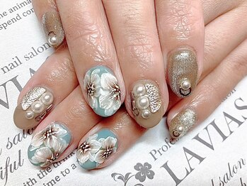 ラヴィアスプラス(LAVIAS+)/【ジェル】10本アートし放題