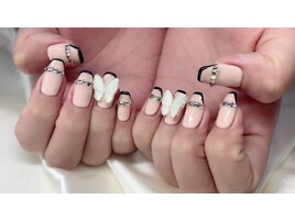 ワンホンネイル☆フレンチ☆オフ