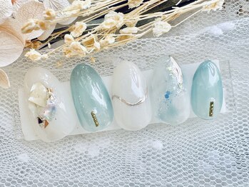 ネイルサロンアンドスクール ラフィーネ 池袋店/ニュアンスネイル◆¥7990