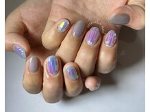 トータルビューティーローズ(Rose)/オーロラホロネイル