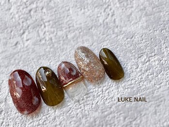 ルークネイル 恵比寿店(LUKE NAIL)/ニュアンスマグアニマル　秋冬