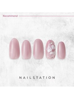 ネイルステーション ルミネ立川店(NAIL STATION)/フラワーネイル／パラジェル