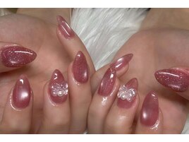 マグネット×ラメ×パーツ