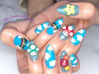 アン ジョーヌドラゴ/【自爪ネイル】マリオネイル