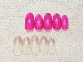 《オフ込》ワンカラー・ラメグラ