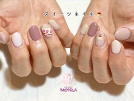 春ネイル【スイーツネイル】