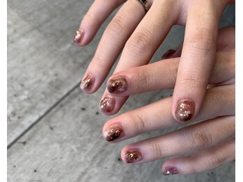 ナンバーネイル 名駅(N° nail)/大人ブラウンネイル