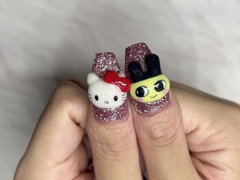 キティネイル たまごっちネイル