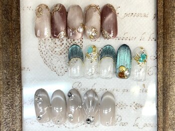 ジュエル(Jewel)の写真/見惚れる指先でモチベーションUP♪高技術のベテランネイリスト揃いの実力派!【カラグラorワンカラー¥4700】