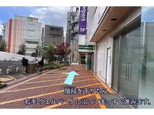 木翠/ウェルパークに沿って進む