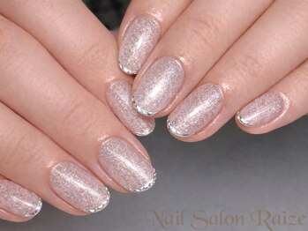 ライズ 本町店(Raize)の写真/【プティマンスリーデザイン¥5,200】新社会人の方や入学・卒業式など新生活にも洗練された指先で気分もUP