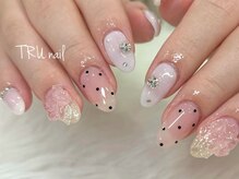 【デザインジェルコース】アート5本付き♪ストーン付け放題★パラジェル変更OK♪