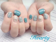 ハーティー(Hearty)/ツイードネイル