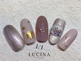 H-708大人雪だるまネイル