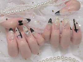 ガーリーチェックネイル¥8000～