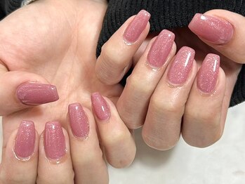 テラス(TERRACE)の写真/【新規&4Week以内の再来・付替オフ無料】ラメグラデーション¥3900☆3千円台でオシャレな手元に♪