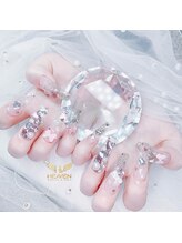ヘブン ネイル 鶯谷(HEAVEN Nail)/3Dビジューネイル