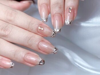 Lien nailsalon【長さだし専門店】パラジェル・フィルイン導入/ガラスフレンチ｜ブライダル