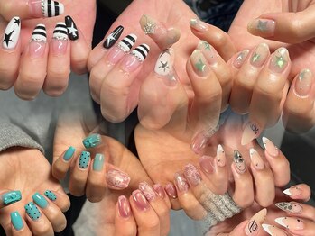 ネイル バイ ユーエー(Nail By ua)の写真/オフ込初回8.800円アートし放題★お持ち込みやアートデザインのご相談も何なりと★パールつけ放題も同額!