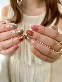 フーイン 大宮(fuin)の写真/つい眺めたくなるお気に入りdesignが見つかる!ライフスタイルに合わせた洗練されたネイルをご提供致します*