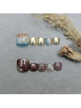 チェスナッツ 銀座(CHESTNUTS Nail&Eyelash)/foot package ¥12000