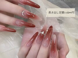 上品グラデーションネイル