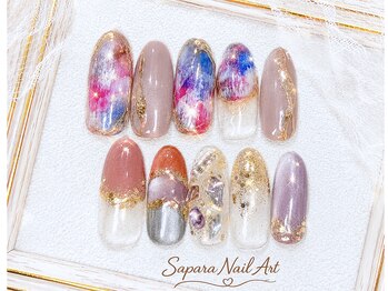津田沼ネイルサロン サパラ(sapara)/プラチナ定額☆¥6,899 100種☆