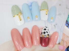 ブルーVSピンク