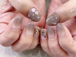 雪だるまネイル【池袋】