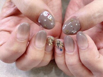 プライズアイリス アイラッシュ 池袋東口店(prize Iris eyelash)/雪だるまネイル【池袋】