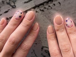 ドライフラワーネイル