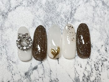 ネイルキュート アンド クールラッシュ 亀有店(nailcute & CoolLash)/クリスマス限定ネイル