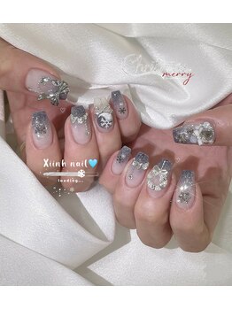 シン(XIINH)/クリスマスネイル