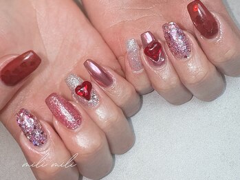 ミリ ミリ(mili mili)/ピンクネイル